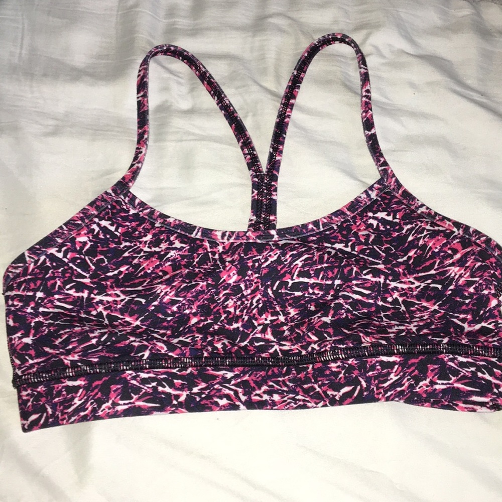 Spaghetti strap sports bra